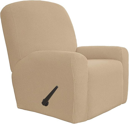 Easy-Going 4 Pieces Oversized Recliner Stretch Sofa Slipcover Sofa Cover by Easy-Going