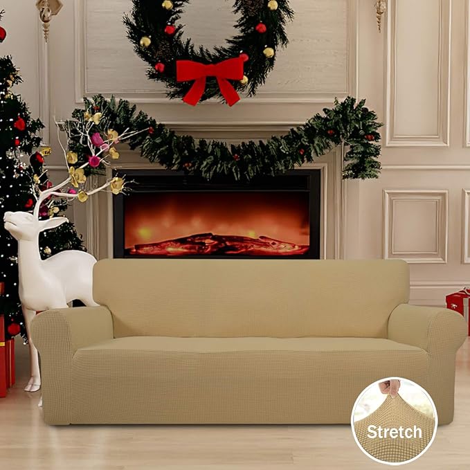 Easy-Going Stretch Sofa Slipcover 1-Piece Sofa Cover Furniture Protector Couch - Image 2