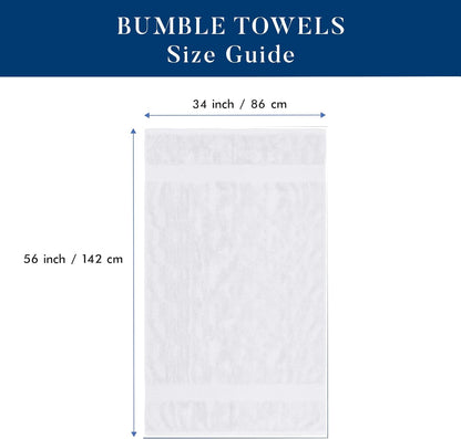 luxury bath towels 4 pack 650 gsm, 34"x56", view 9