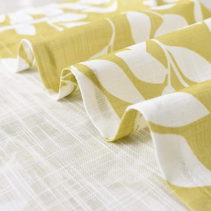 Treatmentex Yellow and White Curtains - Image 5