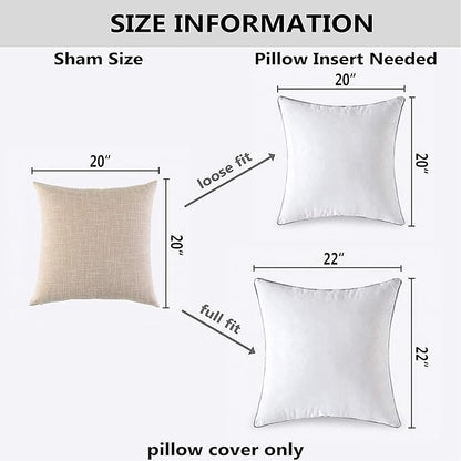 Kevin Textile Decoration Supersoft Linen Cushion Covers Square Throw Pillows - Image 6
