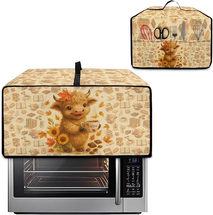 Toaster Oven Dust Cover Dustproof Convection Microwave Ovens Cover - Image 2