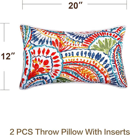JMGBird Outdoor Lumbar Pillows Set of 2 - Image 6
