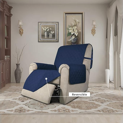 Easy-Going Recliner Chair Slipcover Reversible Sofa Cover Water Resistant Couch - Image 2