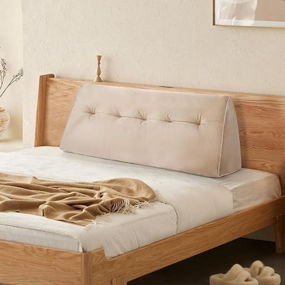 Headboard Wedge Pillows Full, Ergonomic Bed Triangular Headboard Pillow by Unknown