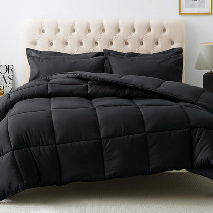 jollyvogue full comforter set, ultra-soft bed in a on a desk or shelf