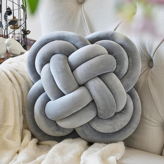 Xuyier Knot Pillow Ball, Decorative Throw Pillows by Xuyier