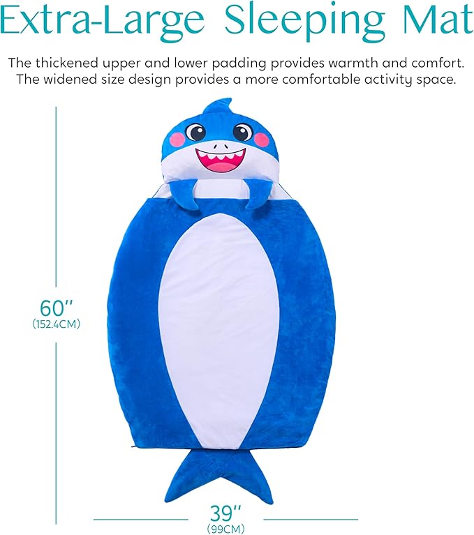 JOIEDOMI Kids Sleeping Bag 4 5 6 Year Old Girl Gifts Toddler Nap Mat - Image 5
