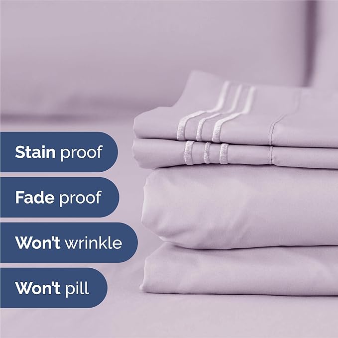 King Size 4 Piece Sheet Set - Image 5