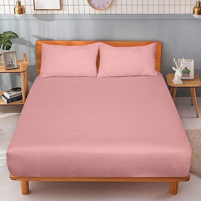 ROYALE LINENS 300 Thread Count 100% Long Staple Combed Cotton Fitted Sheet King - Image 9