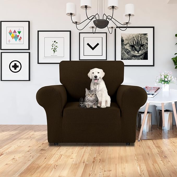 LURKA Stretch Chair Sofa Slipcovers 1 Piece Couch Covers - Image 2