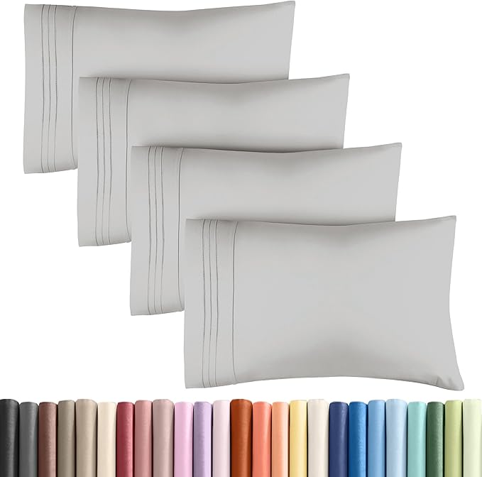 King Pillow Cases Set of 4 by CGKUnlimited