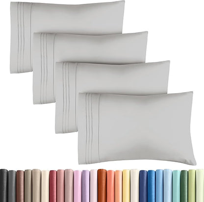 King Pillow Cases Set of 4 by CGKUnlimited