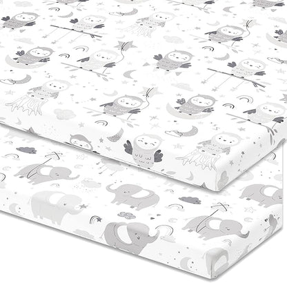 Bassinet Fitted Sheets Compatible by JoeyJoan