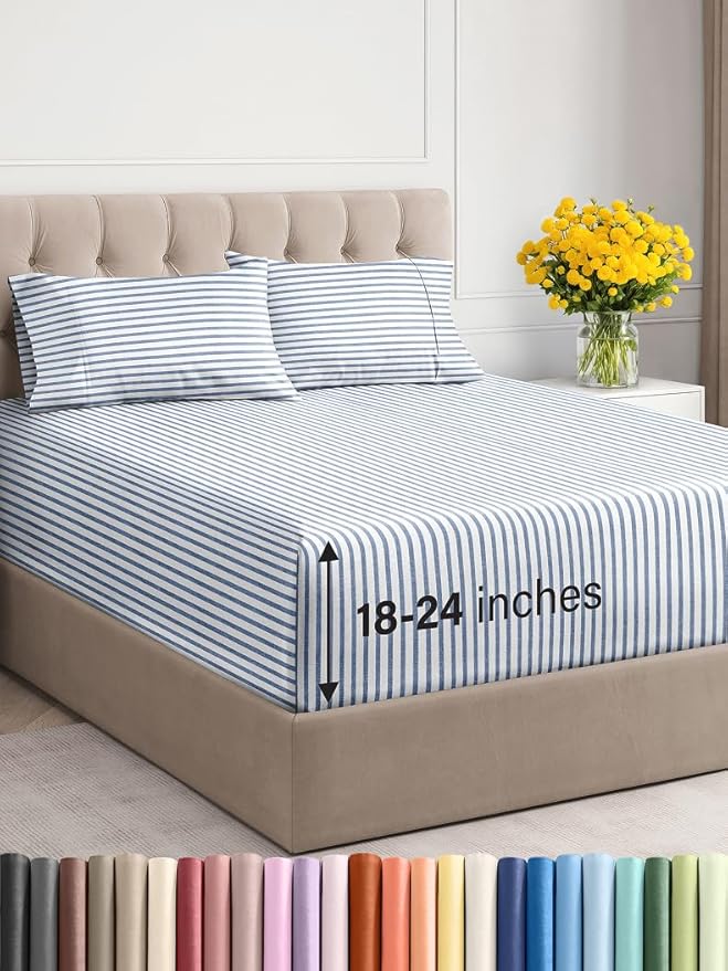 Extra Deep Twin Sheet Set by CGKUnlimited