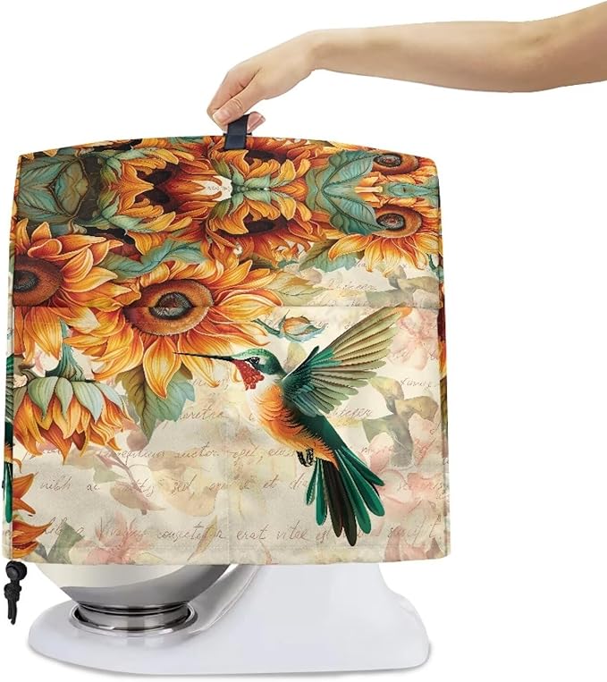 Stand Mixer Covers Hummingbird Sunflower Print Stand Mixer Dustproof Cover - Image 4
