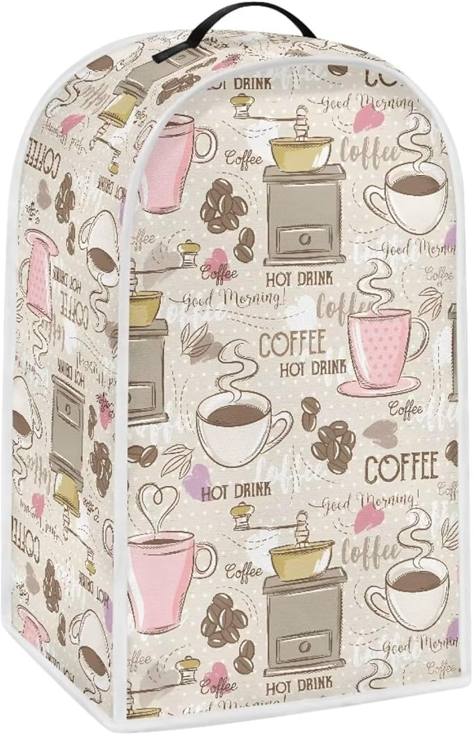 Talayituse Coffee Print Blender Dust Cover - Image 2