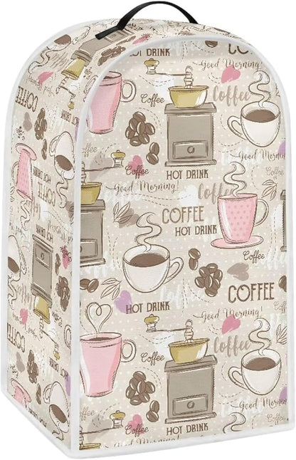 Talayituse Coffee Print Blender Dust Cover - Image 2
