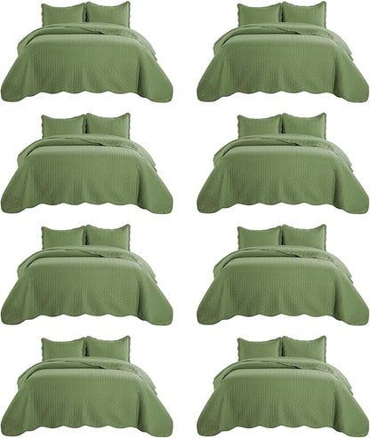IR Imperial Rooms 8 Pack Quilt King Size Bedding by IRImperialRooms