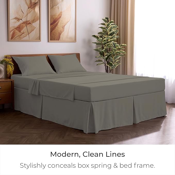 Mellanni Bed Skirt Twin Size - Image 5