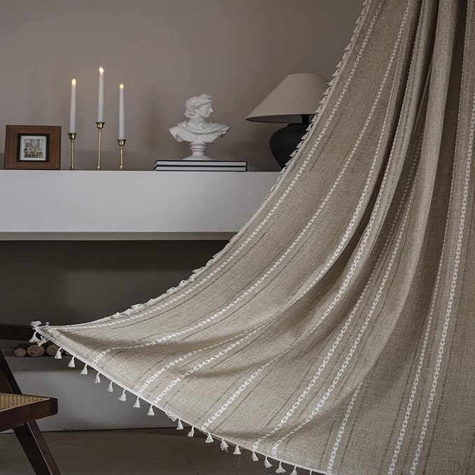 ColorBird Boho Curtains 84 Inches by ColorBird