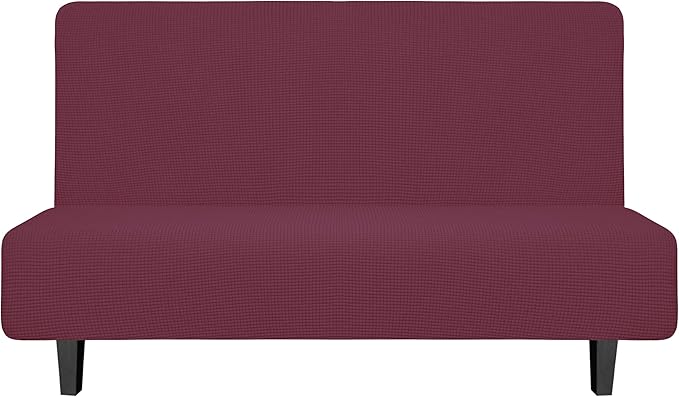 Easy-Going Stretch Futon Slipcover Armless Futon Bed Cover Furniture Protector by Easy-Going