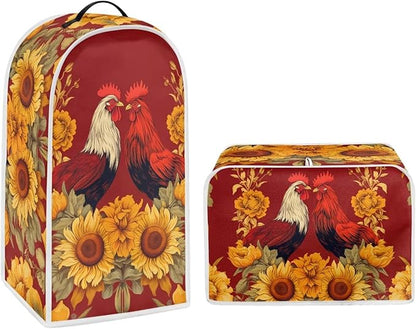 Rooster Blender Dust Cover Bread Maker Toaster Cover Sunflower Kitchen by Pointodoor