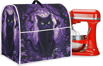 Black Cat Stand Mixer Cover Washable Kitchen Appliance Cover - Image 4