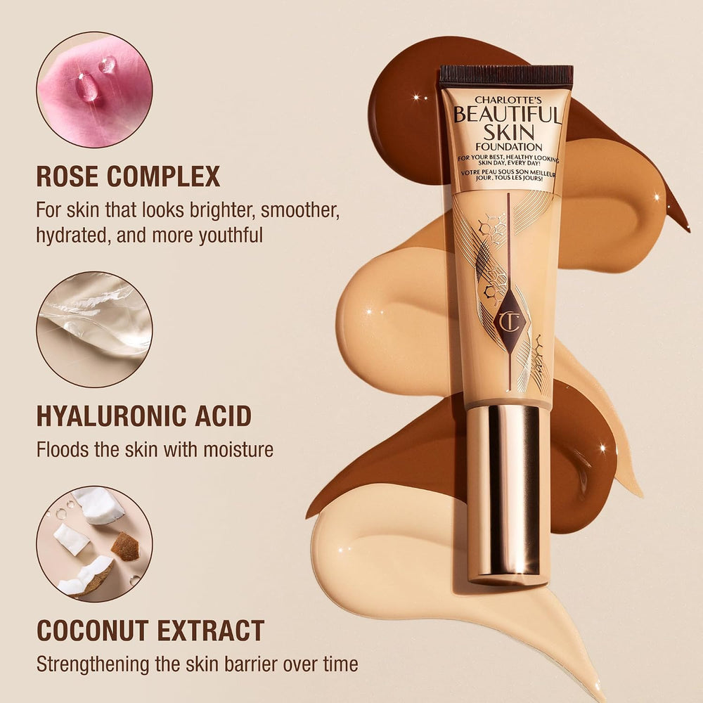 Charlotte Tilbury Beautiful Skin Medium Coverage Hydrating Foundation - Build...