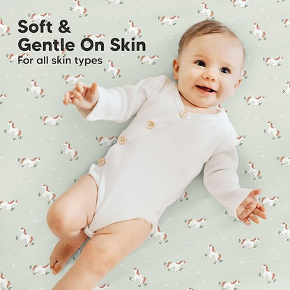 2-Pack Mini Crib Sheets Fitted - Image 4