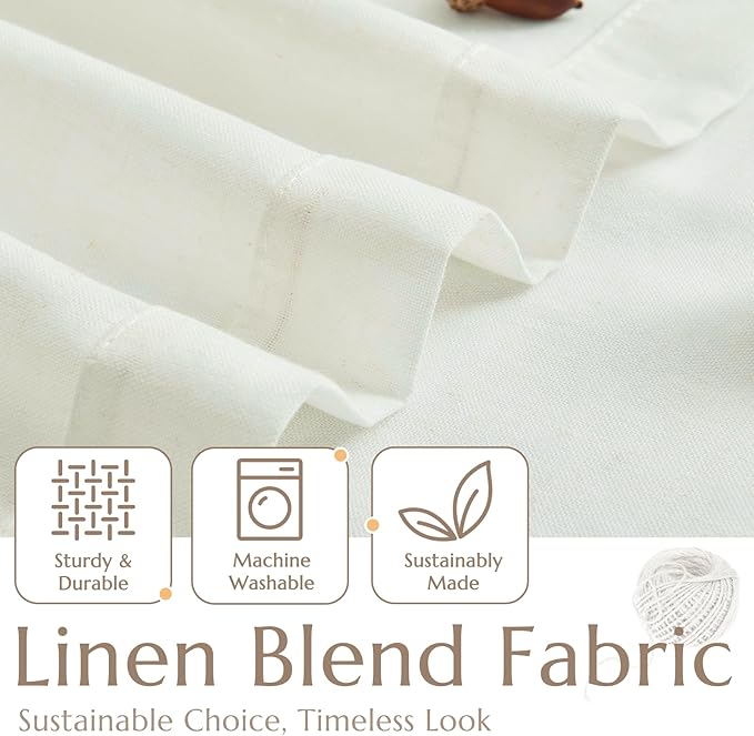 jinchan Linen Tier Curtains - Image 8