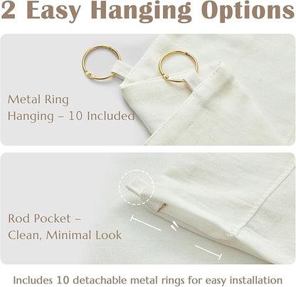 jinchan Linen Tier Curtains - Image 9