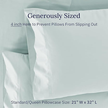 CALIFORNIA DESIGN DEN Luxuriously Soft Hotel Quality 600 Thread Count, 100% - Image 5