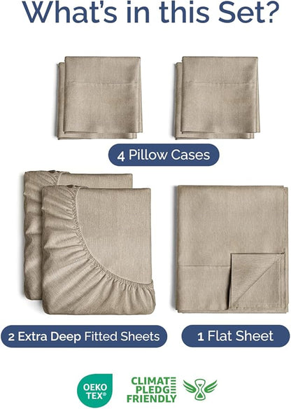 Extra Deep Split King Sheet Set - Image 2