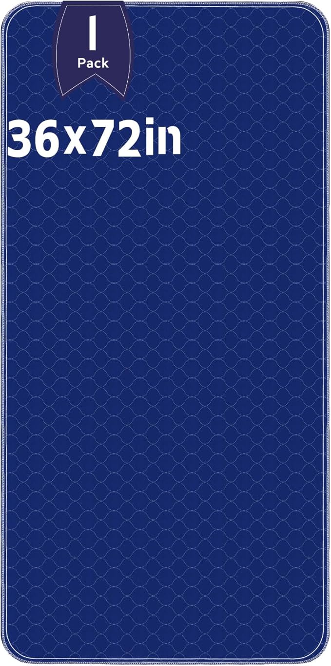 Alsunny® Hide Stains Bed Pads Washable 36x72 Inch, Heavy Absorbent Bed Pads - Image 2
