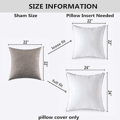 Kevin Textile Throw Pillow Cover Faux Linen Square Cushion Cover Pillowcase - Image 6
