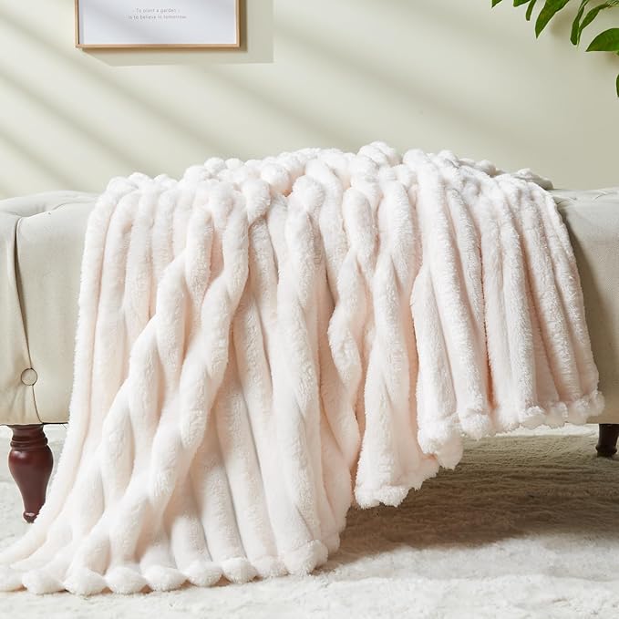 NEWCOSPLAY Super Soft Throw Blanket Ivory Premium Silky Flannel Fleece 3D - Image 6