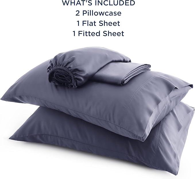 Bedsure California King Sheet Sets, Cooling Sheets, Rayon Derived from Bamboo - Image 6