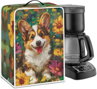 Mumeson Cartoon Corgi Coffee Maker Machine Dust Cover Blender Protection Case by Mumeson