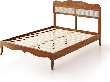 maison arts king size bed frame with adjustable, view 9