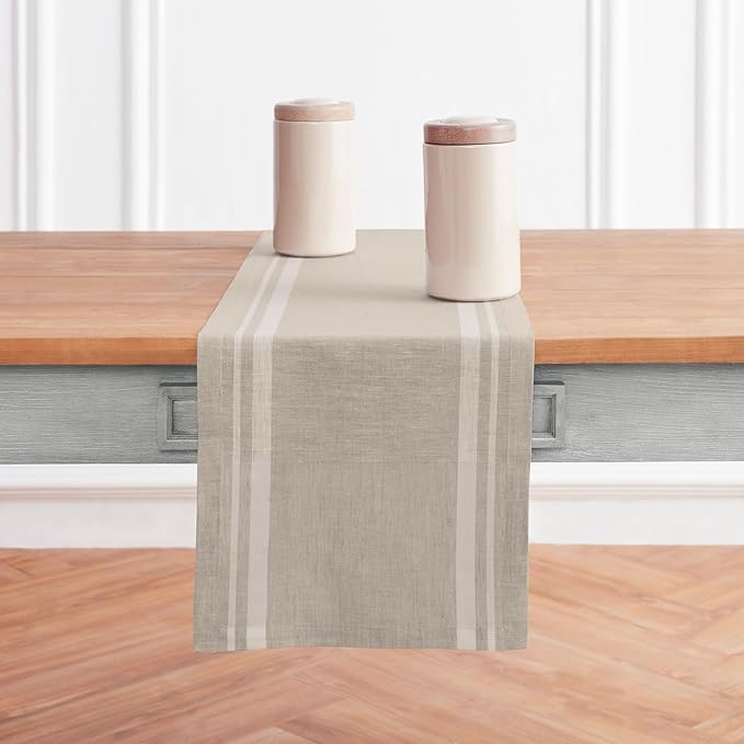 Solino Home Linen Table Runner 144 Inches Long by SolinoHome