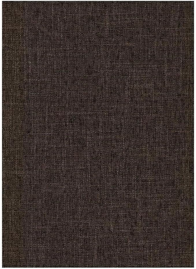 BOWERY HILL Full Linen Fabric Futon in Cocoa Brown-Frame Not Included - Image 3