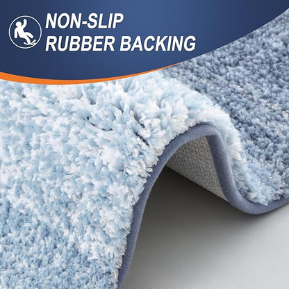 OLANLY Bathroom Rugs Mat 34x21, Extra Soft Absorbent Microfiber Bath Rugs - Image 4