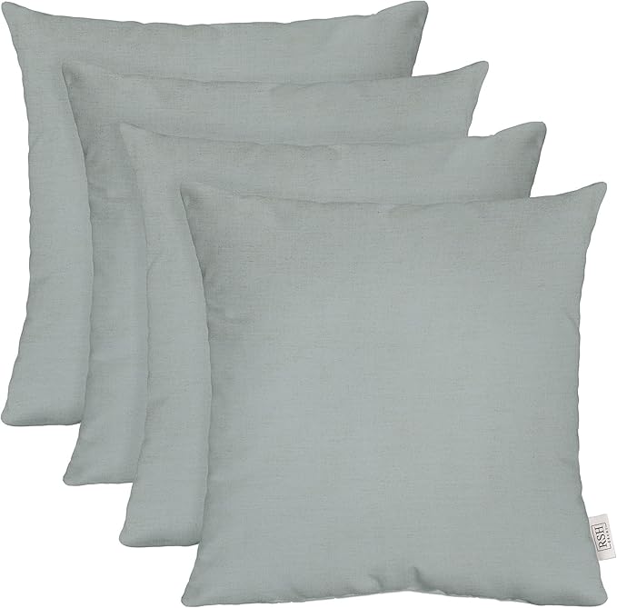 RSH DECOR: Sunbrella Play Square Throw Pillows Set of 4 | 17" x 17" | Water and by RSHDECOR