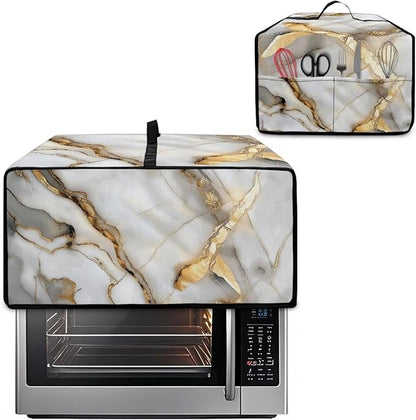 Toaster Oven Dust Cover with Storage Pockets, Protective Decorative Smart Oven - Image 2