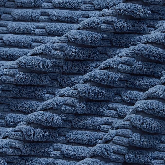 Fancy Homi 4 Packs Dusty Blue Decorative Throw Pillow Covers 20x20 Inch - Image 5