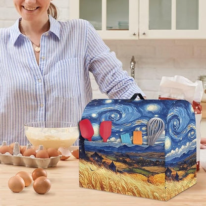 Blue Starry Night Print Mixer Cover Kitchen Aid Cover Dust Covers - Image 5