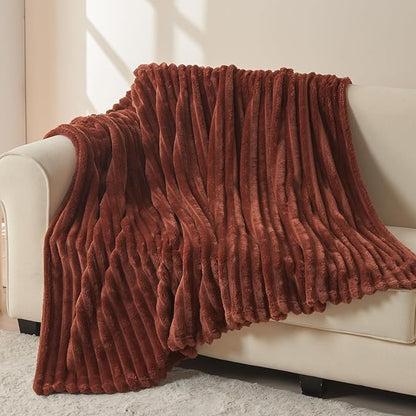 NEWCOSPLAY Super Soft Throw Blanket Coffee Premium Silky Flannel Fleece 3D - Image 3