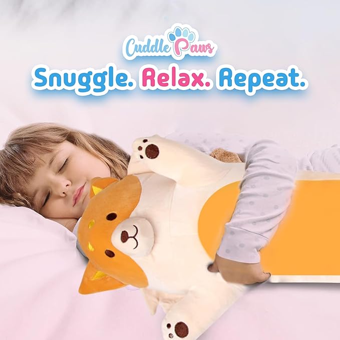 Fox Plush Body Pillow for Kids | Long Stuffed Animal Cuddle Pillow | Soft - Image 3