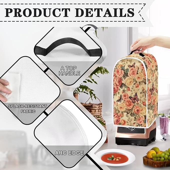Print Dust Blender Covers For Kitchen Food Processor Cover for Women Stand - Image 4